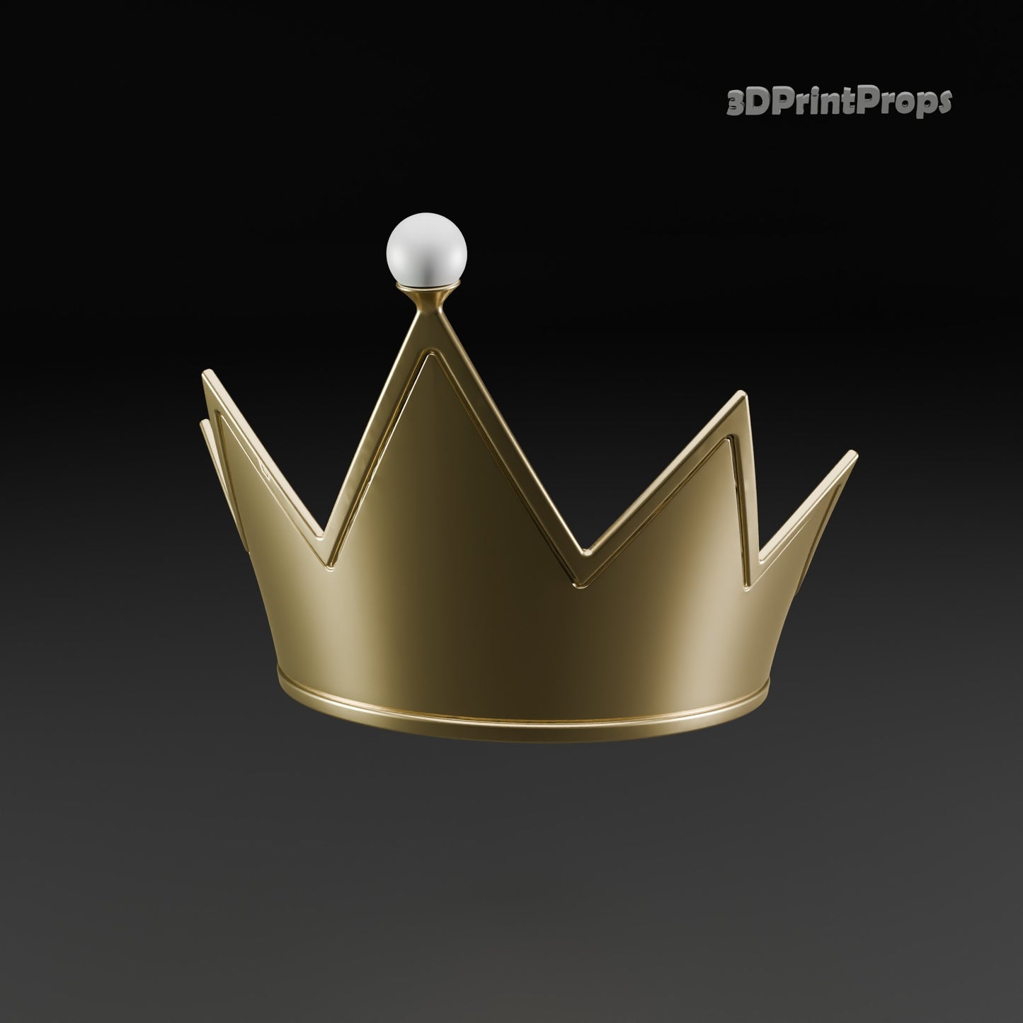 Fairytale Evil Queen Crown and Brooch Prop Set 3D Print STL File