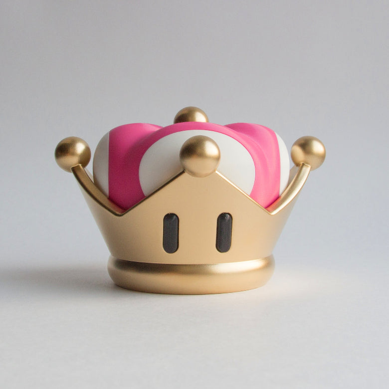 Finished gold Bowsette Super Crown for video game cosplay