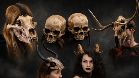 Dark Fantasy Cosplay Gear: Skull Masks, Horns & Armor
