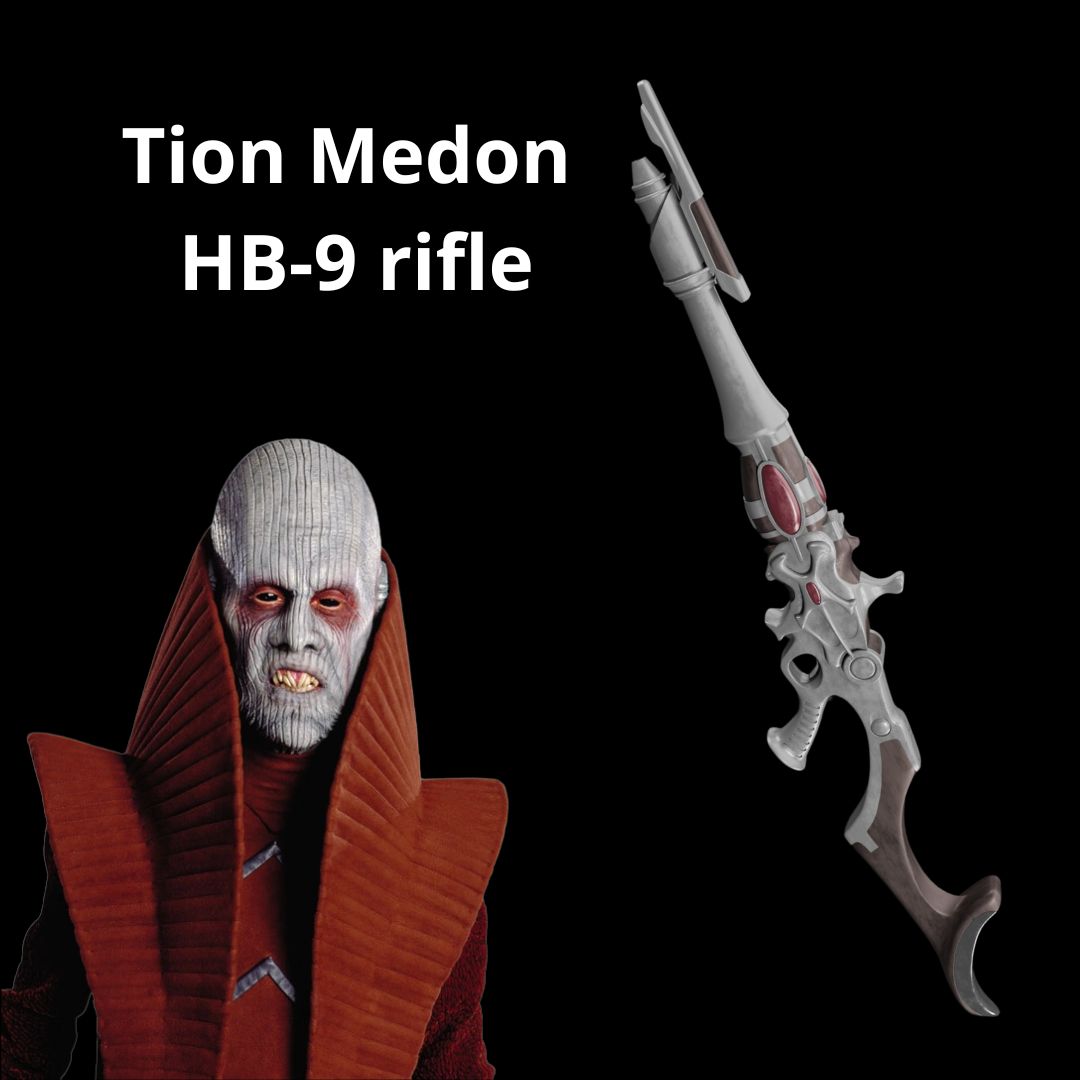 56 Inch Star Wars Pauan Cosplay Weapon Rifle STL Blueprint for Prop Makers