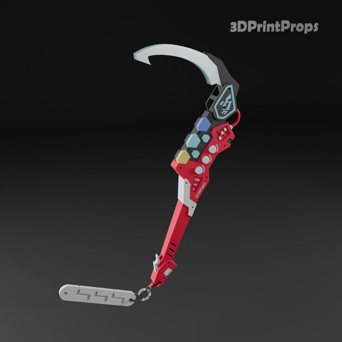 Mizuki's YoaSoba High-Tech Sickle | 3D Printable Prop Model