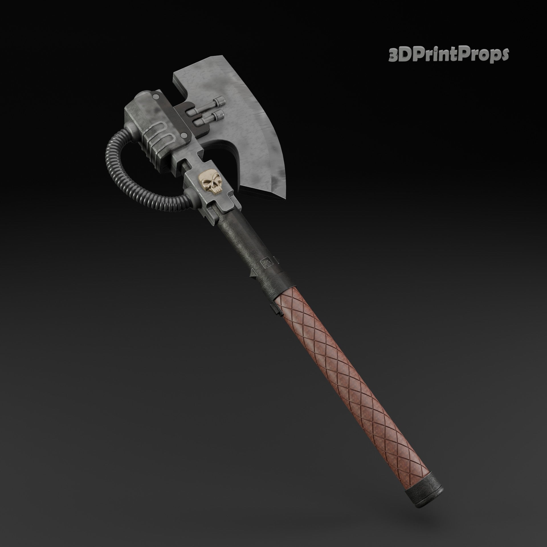 Space Marine II Power Axe Cosplay Prop 3D Print STL File