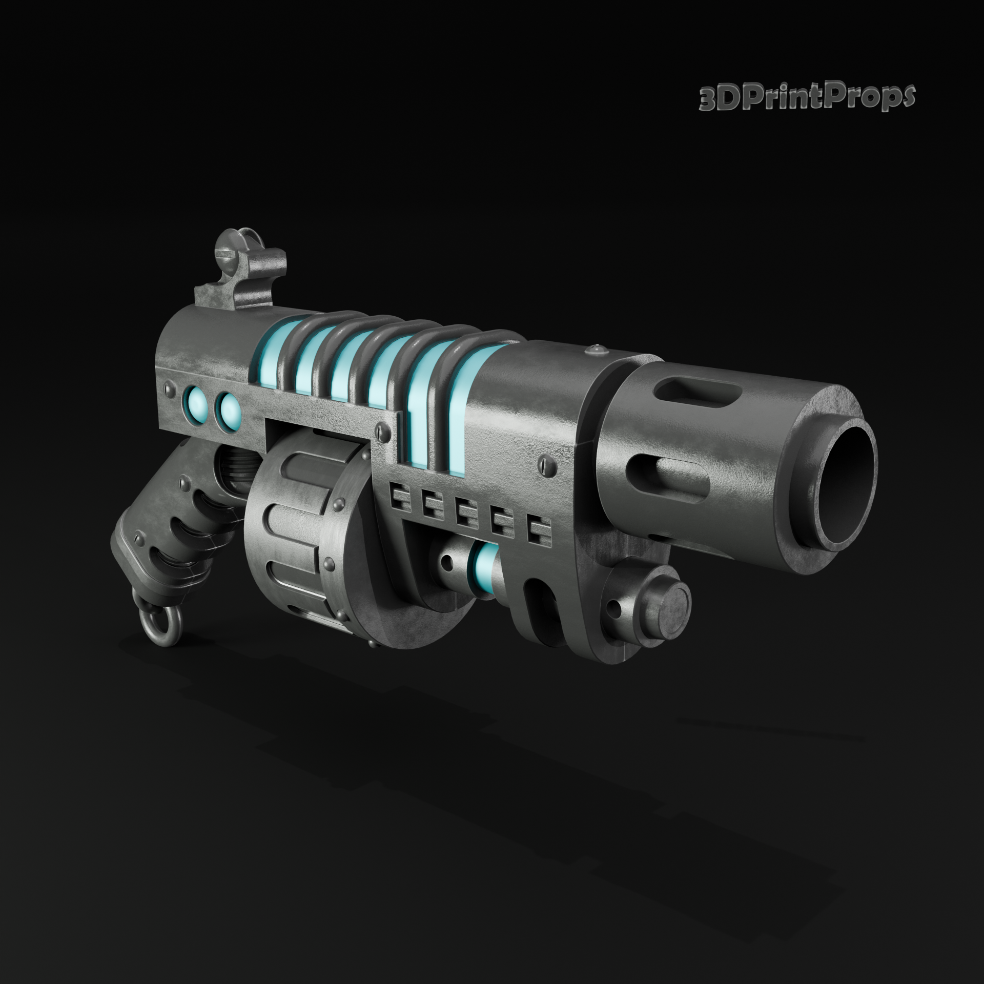 Adeptus Mechanicus Macrostubber Prop 3D Print STL File Model Grimdark Sci-Fi
