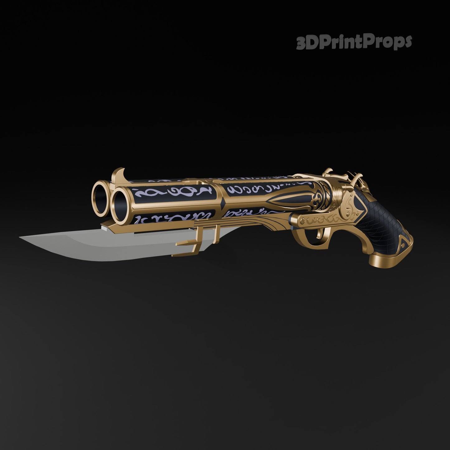 Solo Leveling Arise The Huntsman SSR Weapon Prop 3D Print STL File