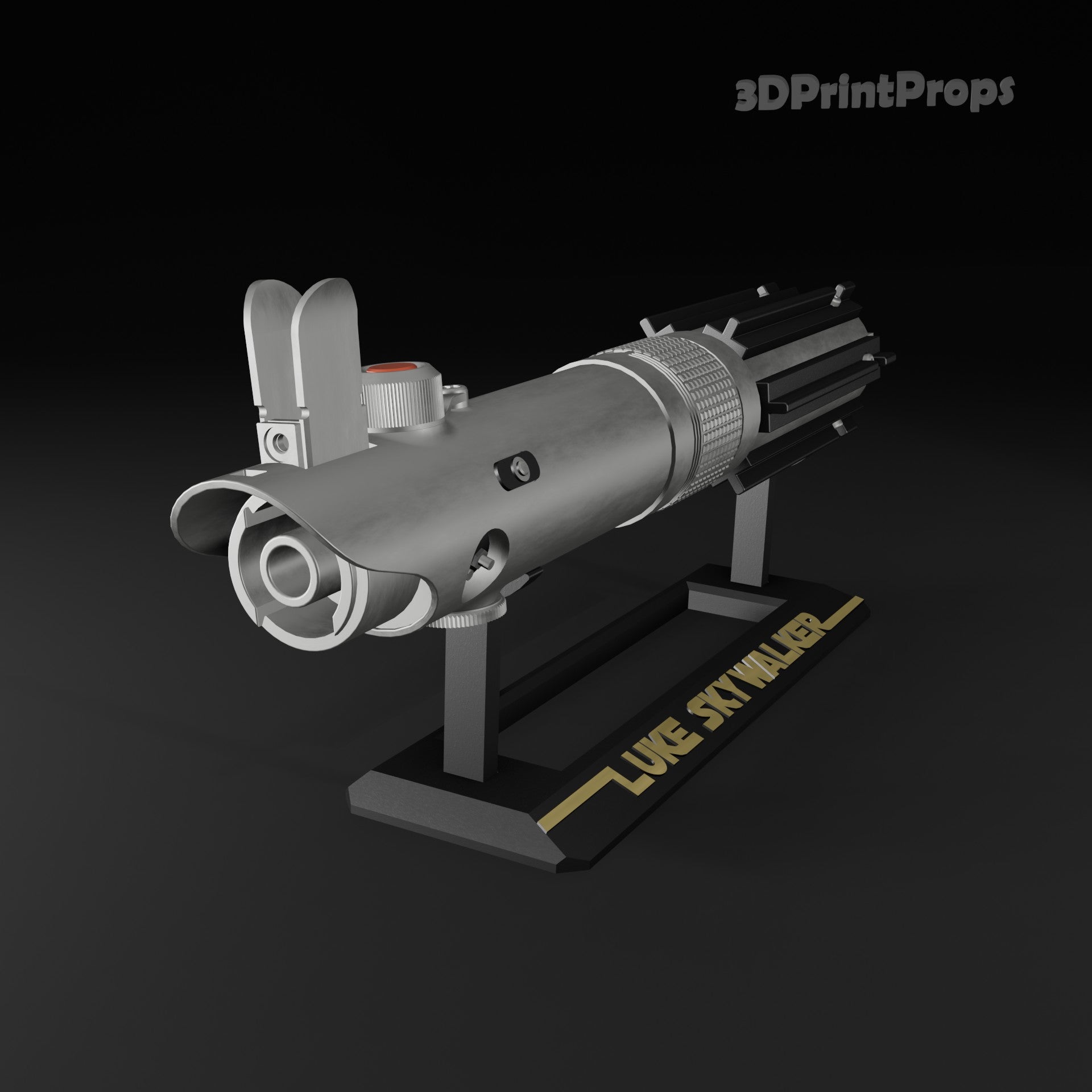 Luke Skywalker Lightsaber Hero Hilt Prop 3D Print STL File