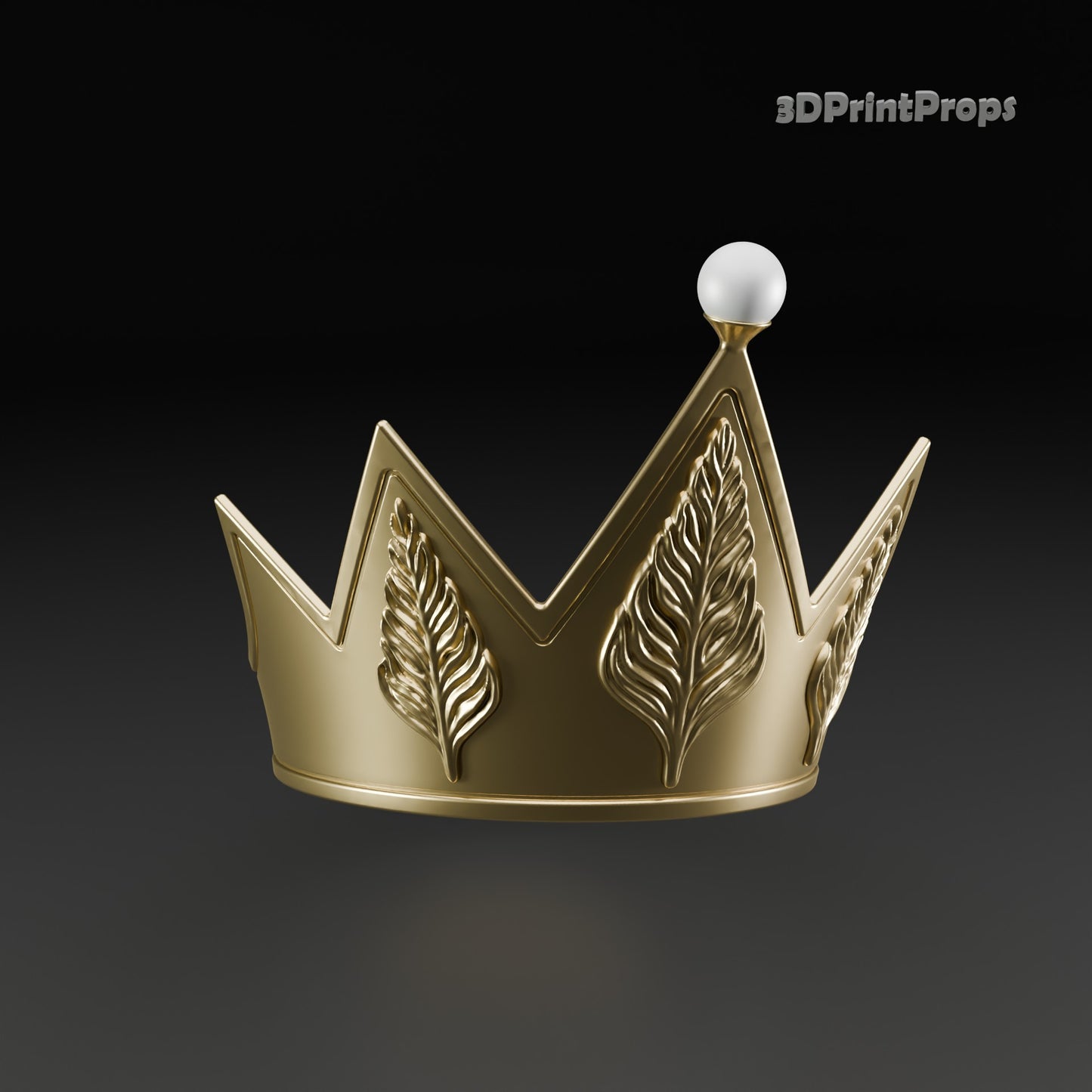 Fairytale Evil Queen Crown and Brooch Prop Set 3D Print STL File