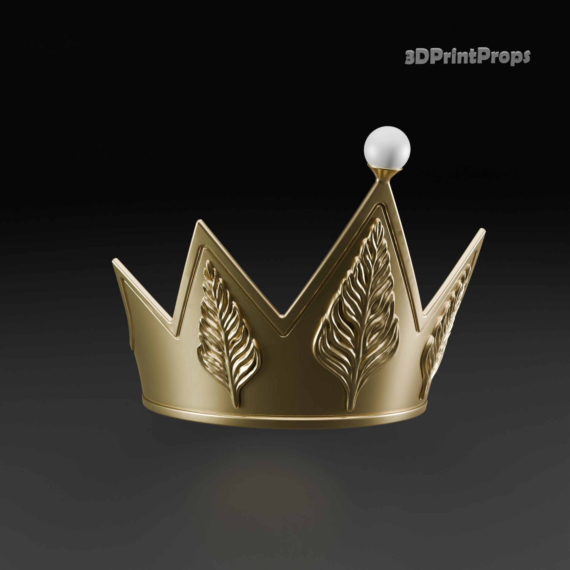 Fairytale Evil Queen Crown and Brooch Prop Set 3D Print STL File