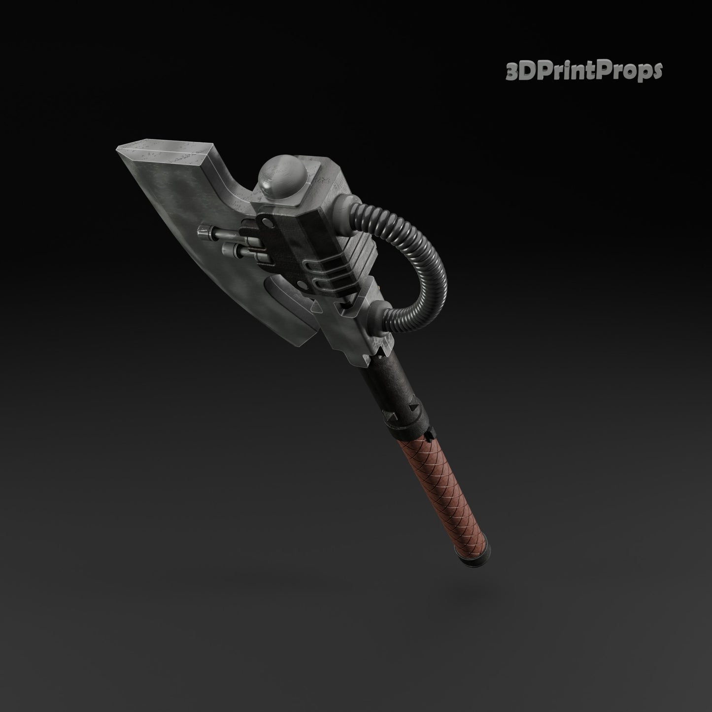 Space Marine II Power Axe Cosplay Prop 3D Print STL File