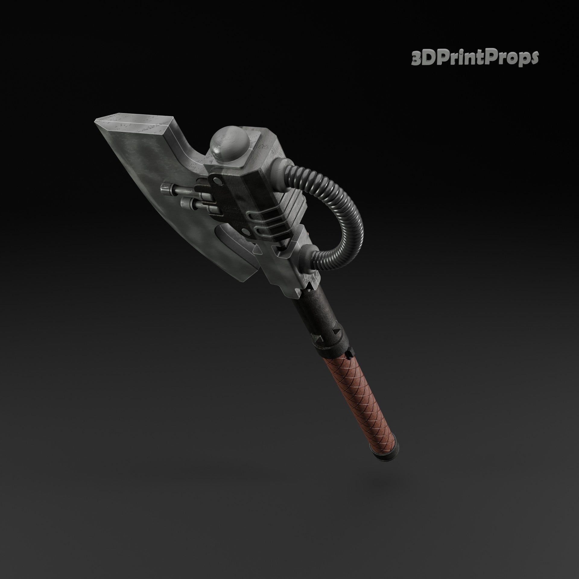 Space Marine II Power Axe Cosplay Prop 3D Print STL File