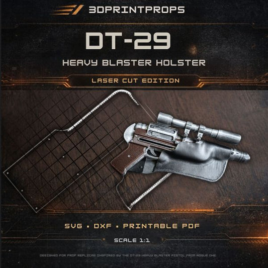 Director Krennic cosplay DT29 leather holster 1:1 scale printable PDF