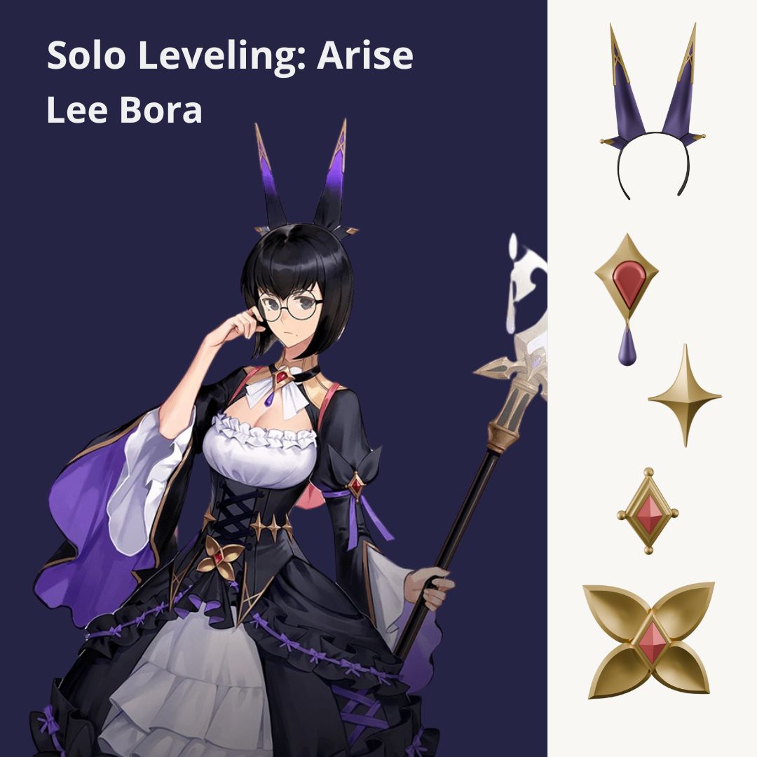 Solo Leveling ARISE Lee Bora Cosplay Accessories Bundle 3D Print STL File