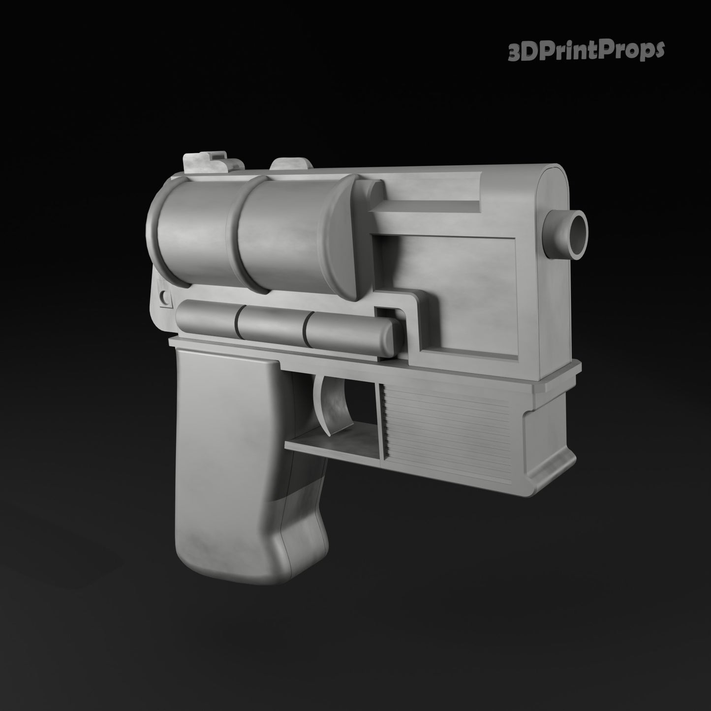 Star Wars Legends Mara Jade Blaster Pistol Prop 3D Print STL File