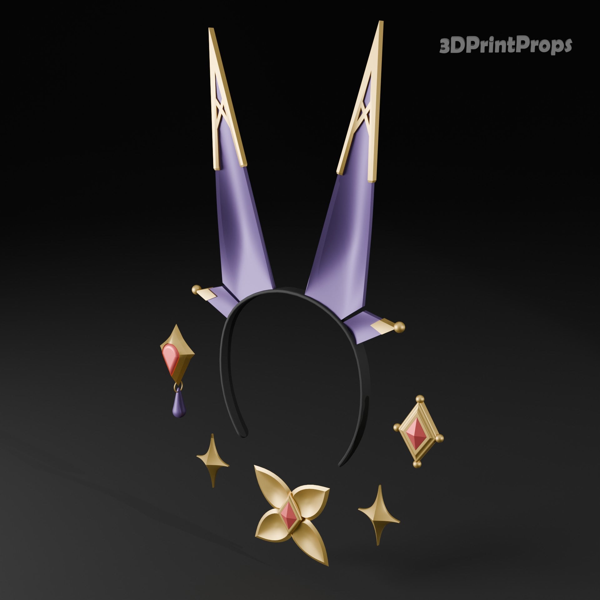 Solo Leveling ARISE Lee Bora Cosplay Accessories Bundle 3D Print STL File