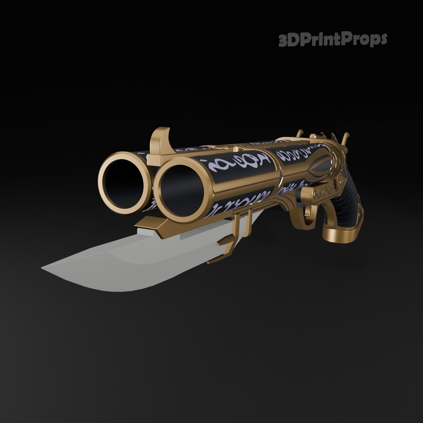 Solo Leveling Arise The Huntsman SSR Weapon Prop 3D Print STL File