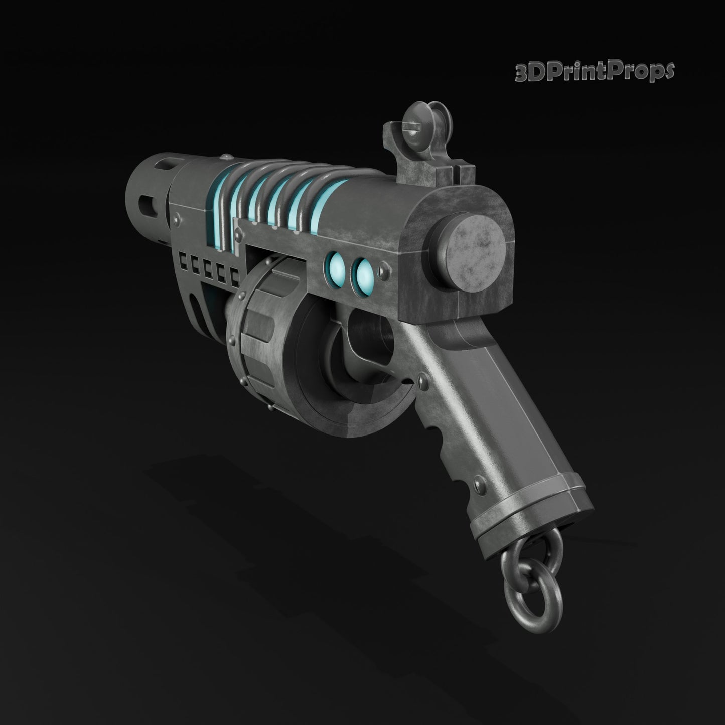 Adeptus Mechanicus Macrostubber Prop 3D Print STL File Model Grimdark Sci-Fi
