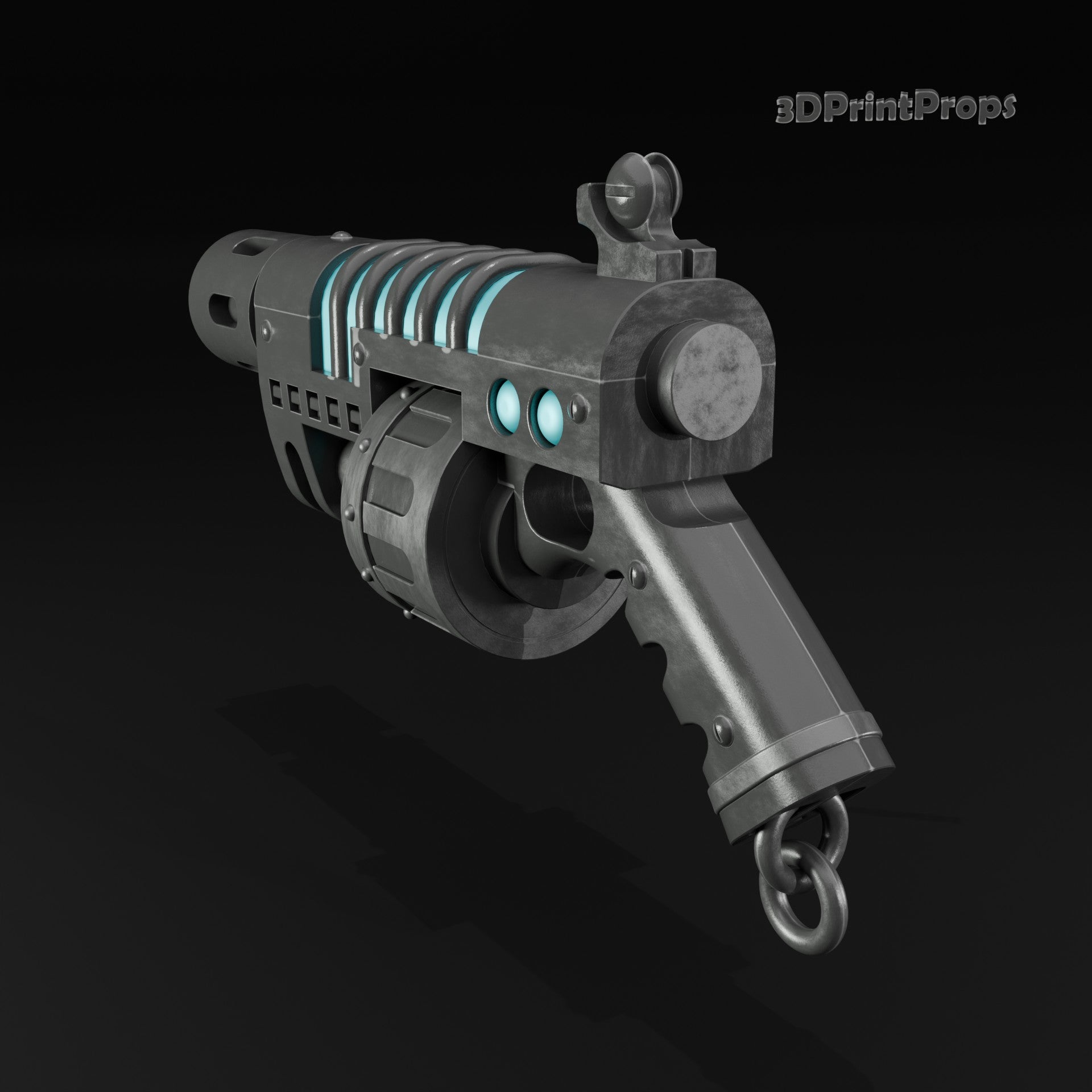Adeptus Mechanicus Macrostubber Prop 3D Print STL File Model Grimdark Sci-Fi