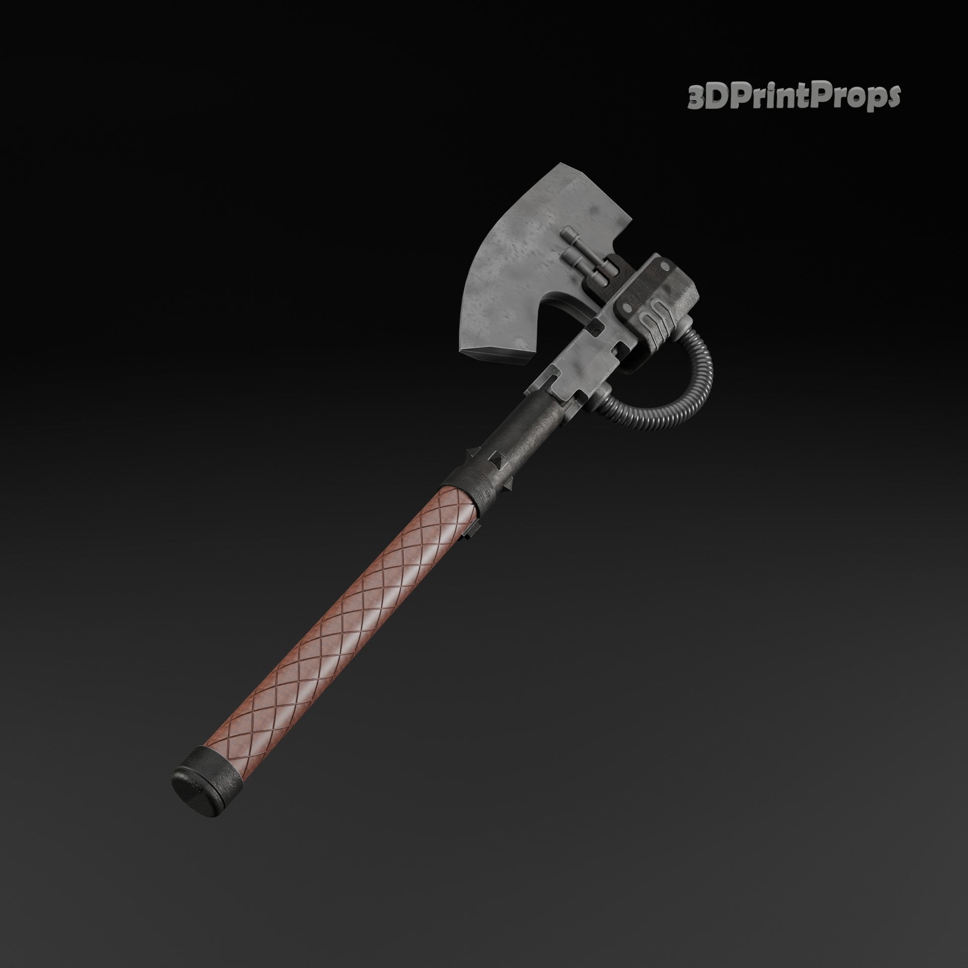 Space Marine II Power Axe Cosplay Prop 3D Print STL File