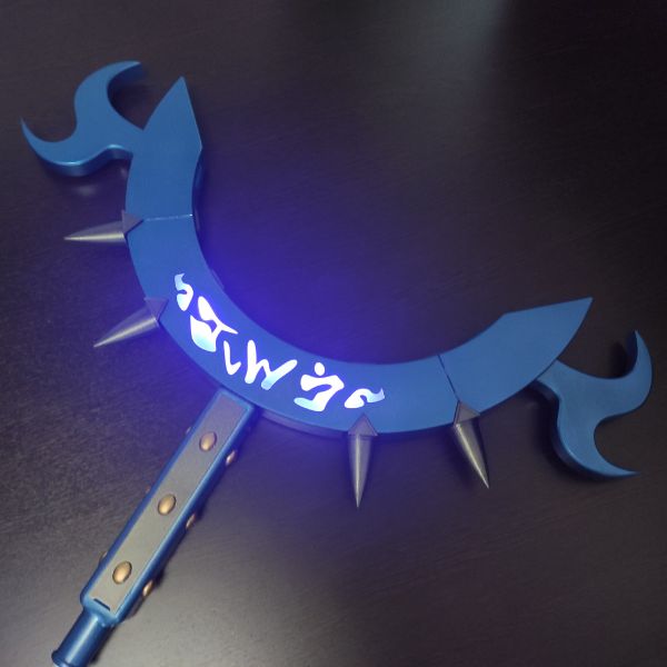 Gachiakuta Lovely Assistaff 70-inch LED Zanka cosplay prop