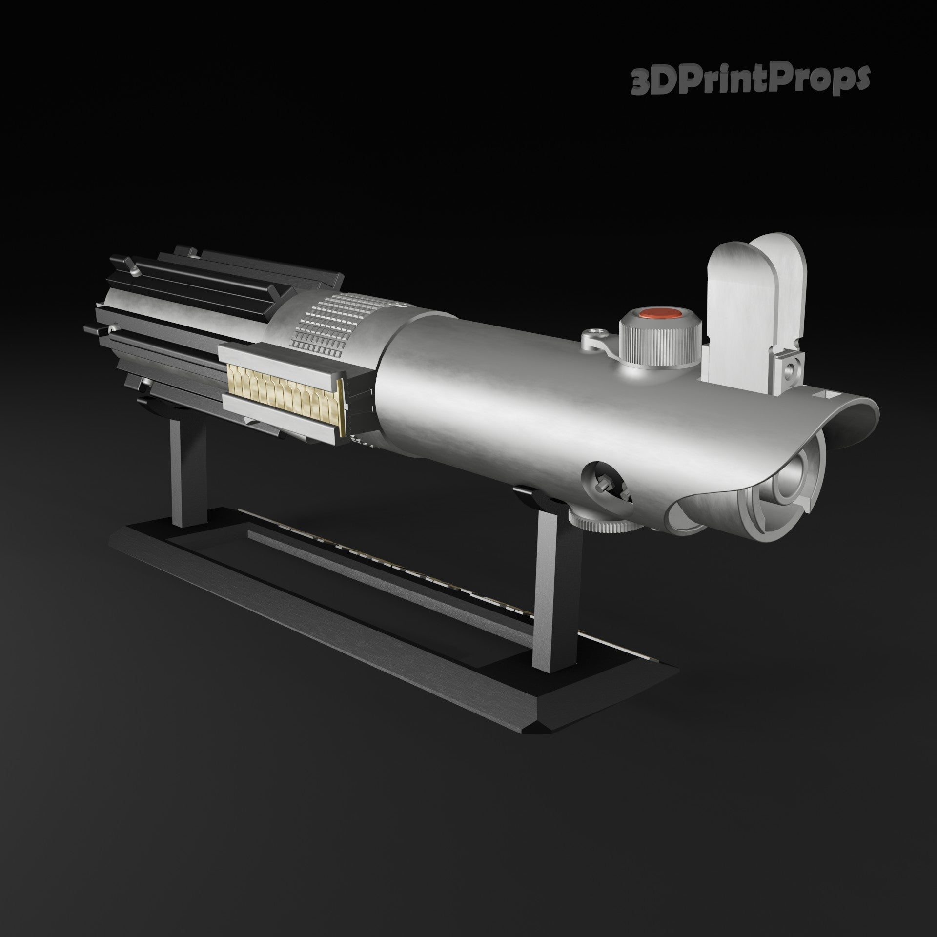 Luke Skywalker Lightsaber Hero Hilt Prop 3D Print STL File
