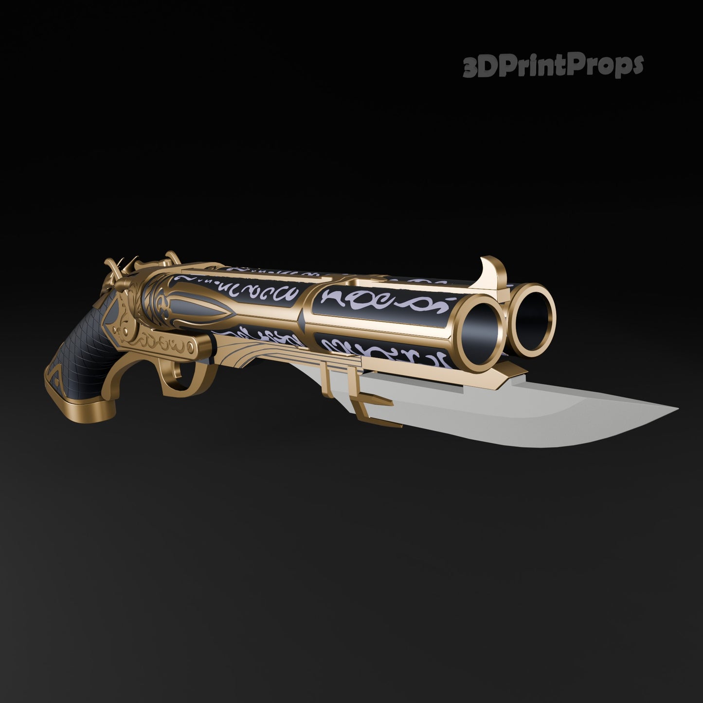 Solo Leveling Arise The Huntsman SSR Weapon Prop 3D Print STL File