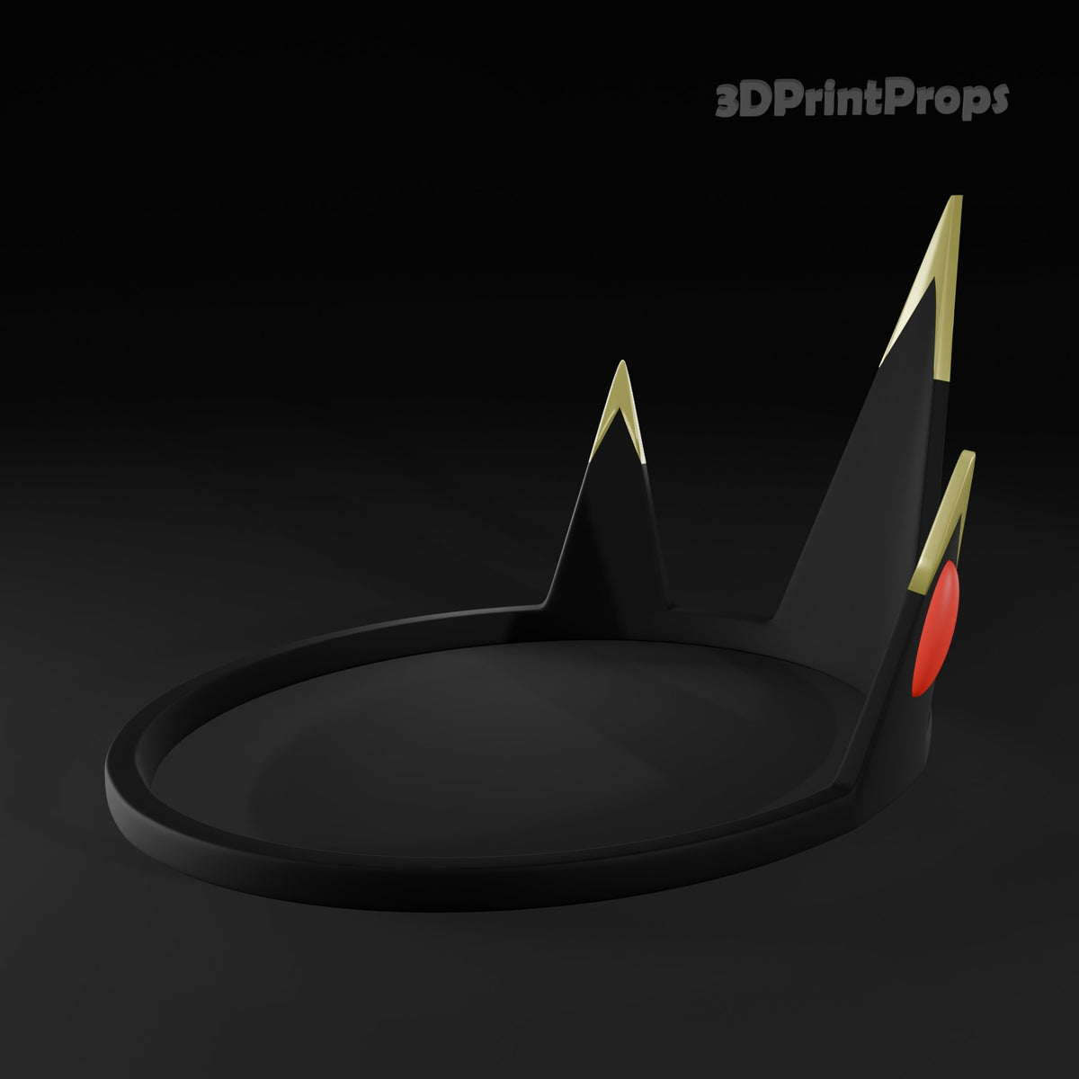 Charlie crown base and gemstone 3D models