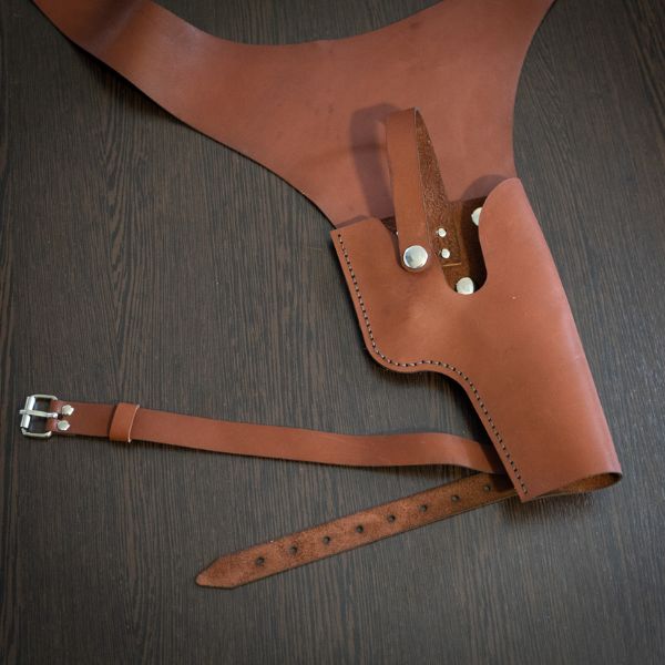 Han Solo A New Hope DL-44 holster and leather gun belt replica