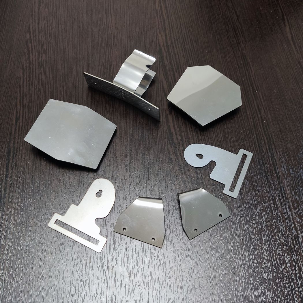 Metal parts for making a Han Solo leather holster belt