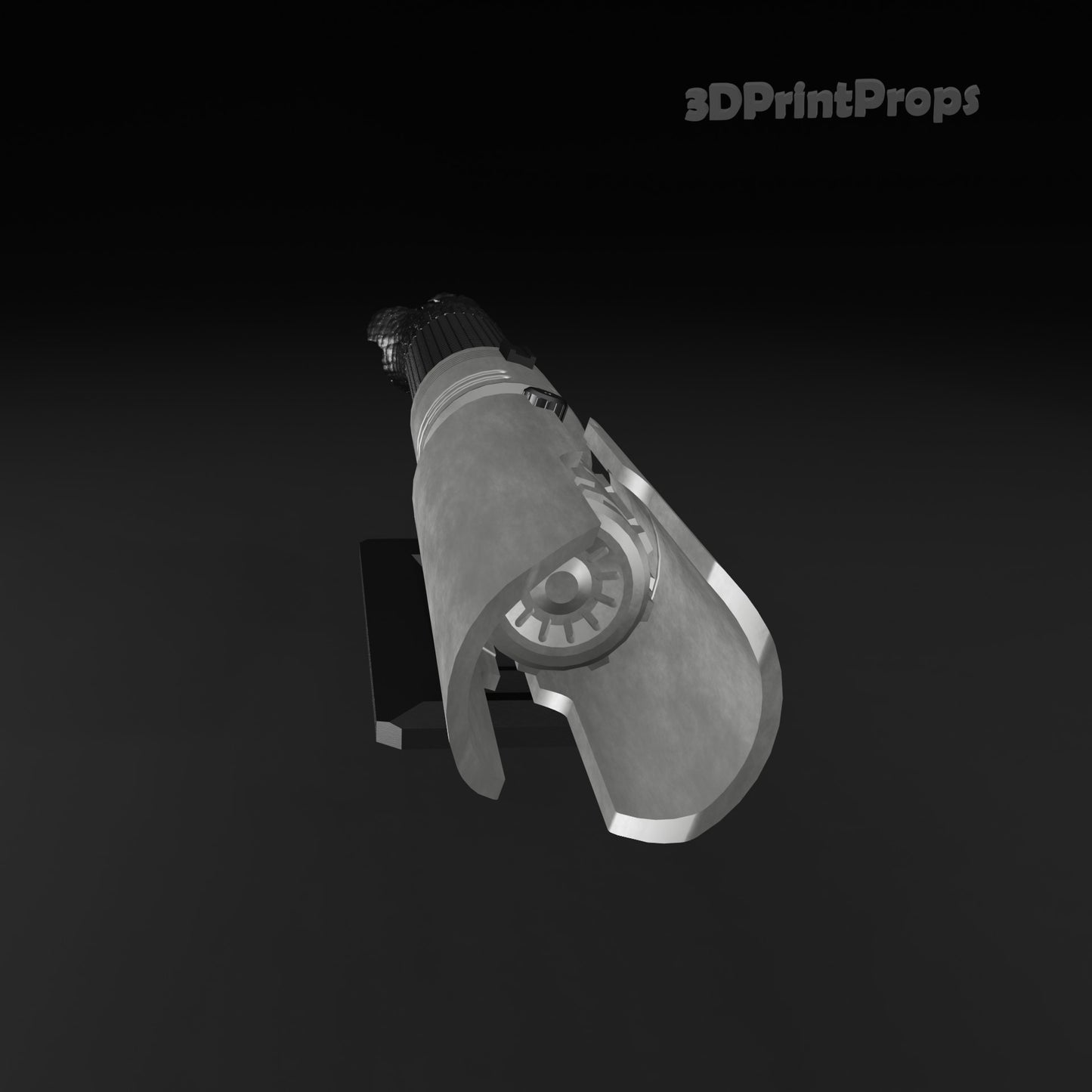 Cal Kestis Lightsaber Prop with 3D Printable Display Stand STL File