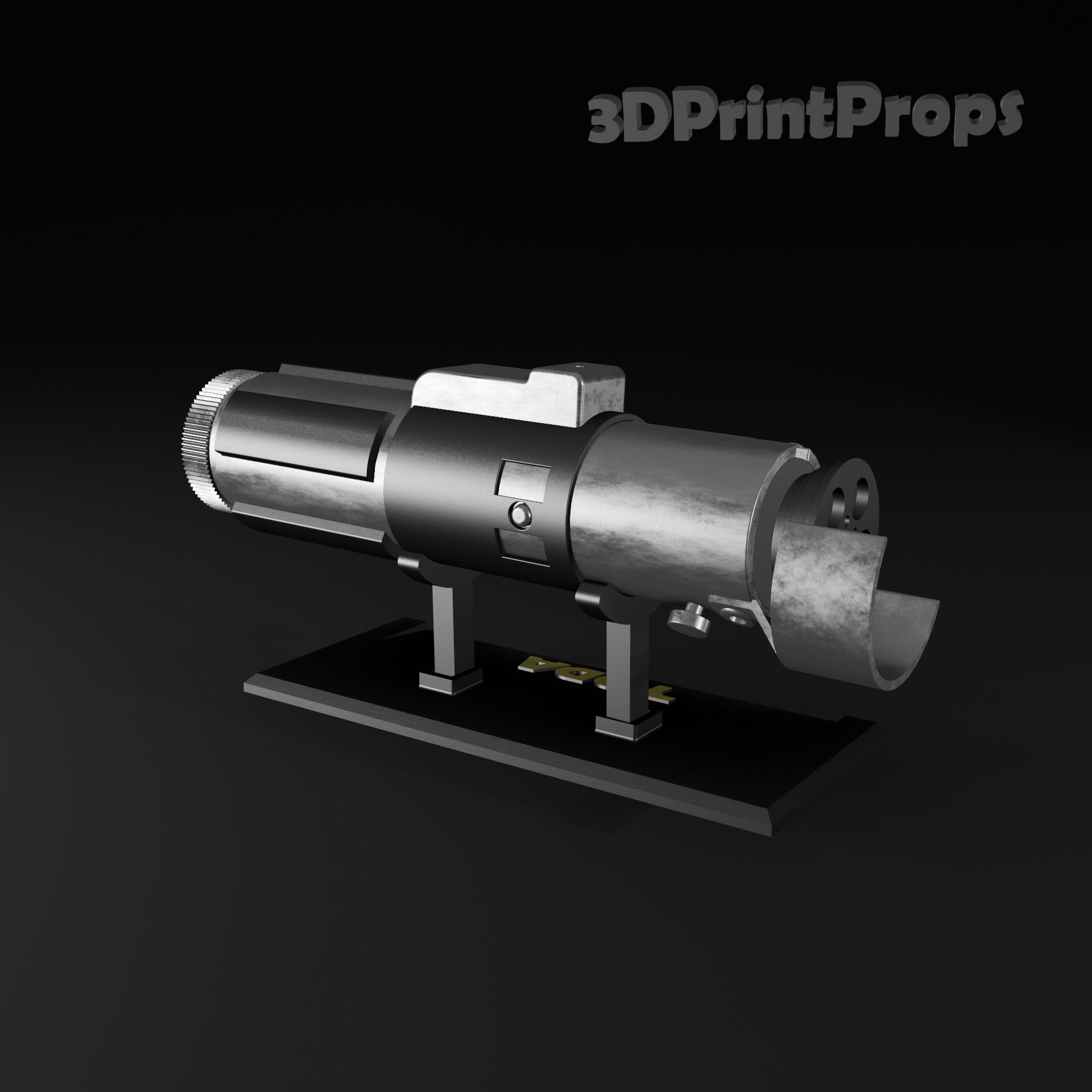 Star Wars Yoda Lightsaber Prop with 3D Printable Display Stand STL File