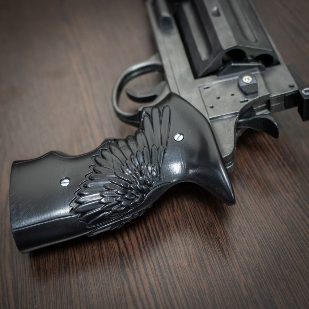 Cosplay gun prop Requiem revolver lightweight convention safe