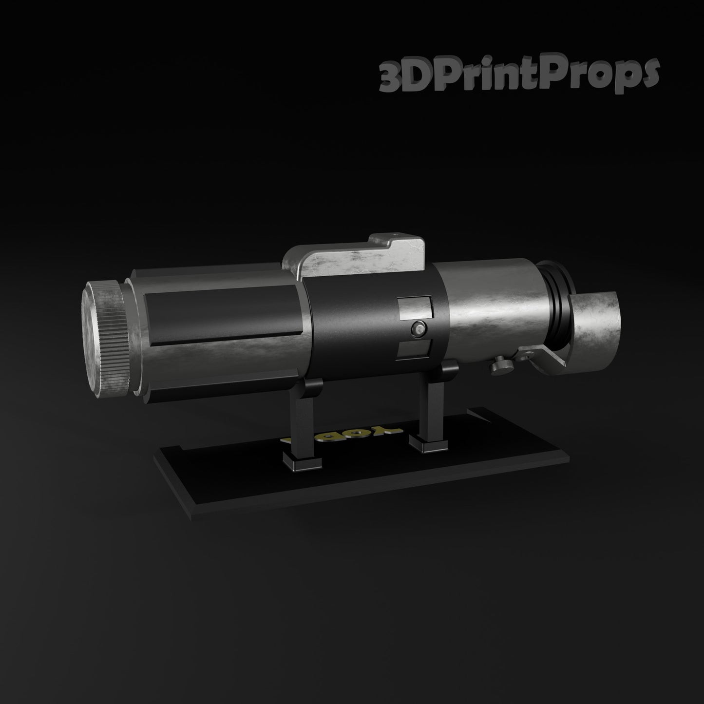 Star Wars Yoda Lightsaber Prop with 3D Printable Display Stand STL File
