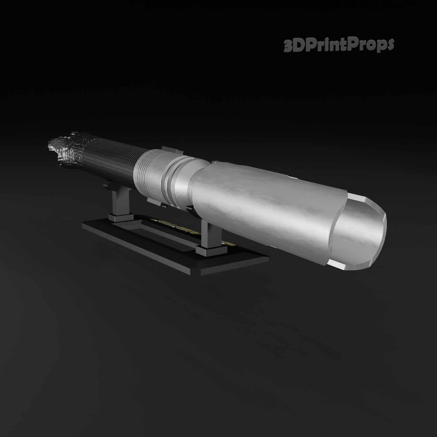 Cal Kestis Lightsaber Prop with 3D Printable Display Stand STL File