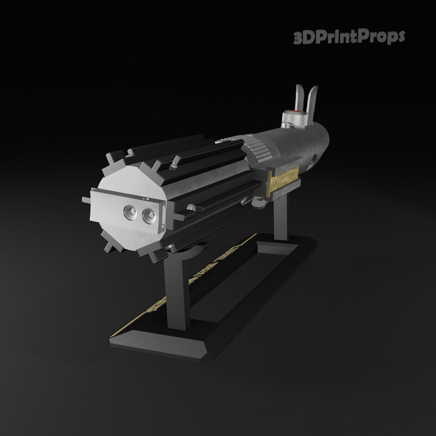 Luke Skywalker Lightsaber Hero Hilt Prop 3D Print STL File