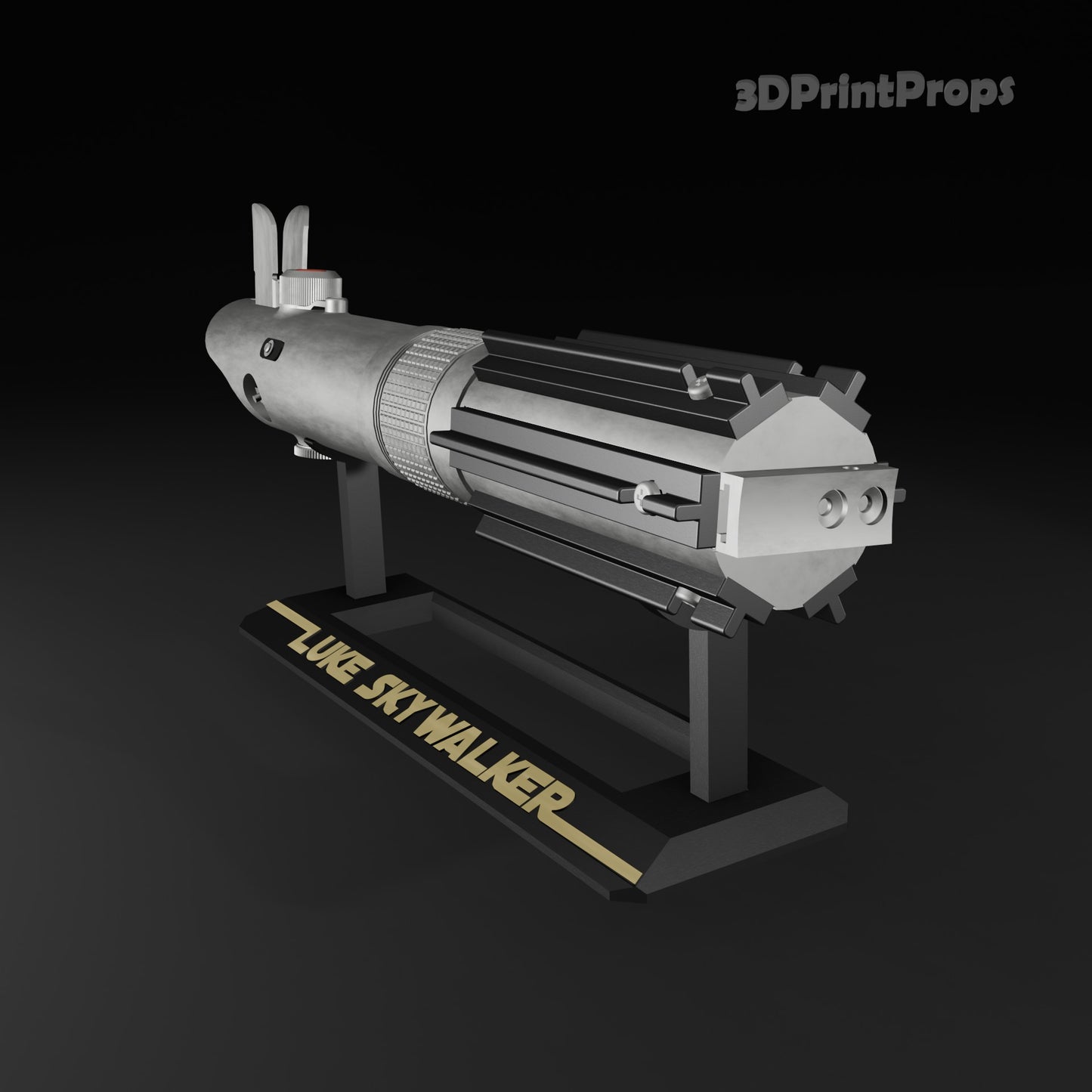 Luke Skywalker Lightsaber Hero Hilt Prop 3D Print STL File
