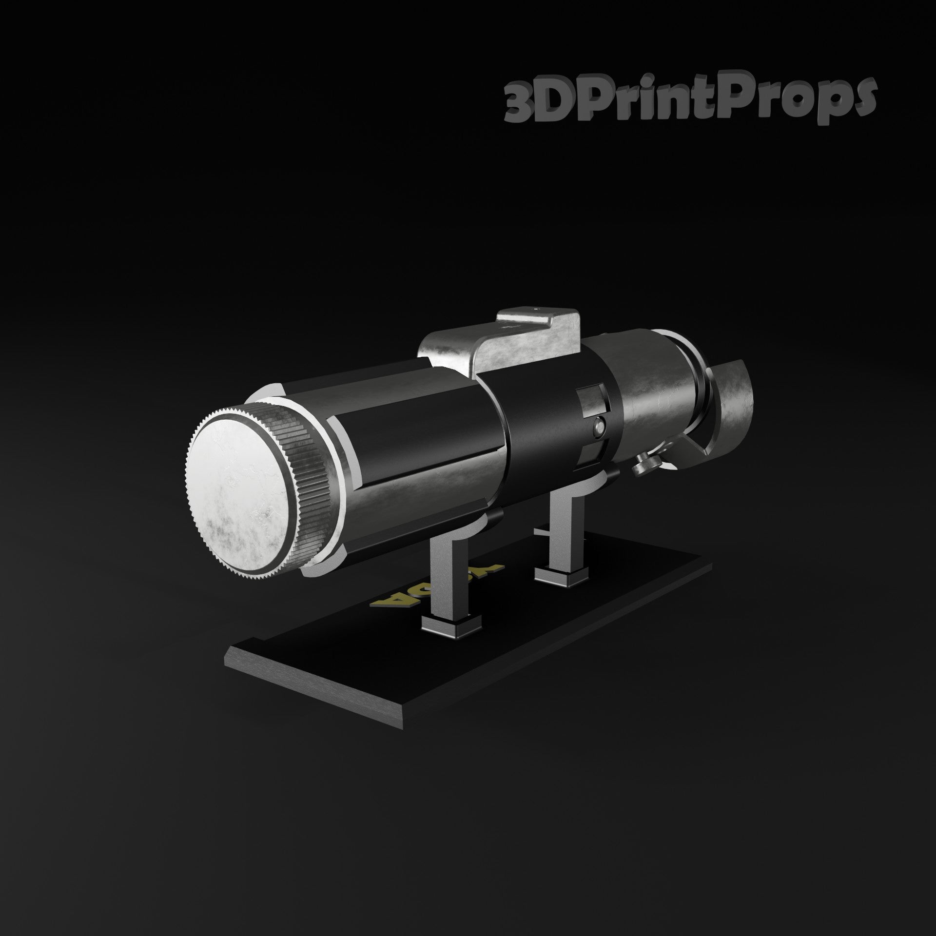 Star Wars Yoda Lightsaber Prop with 3D Printable Display Stand STL File