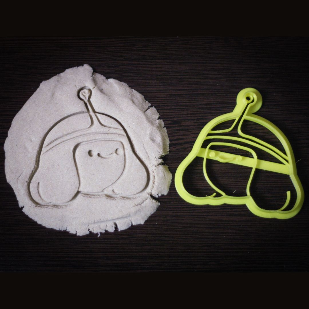 Princess Bubblegum and Flame Princess character cutters for sugar cookies