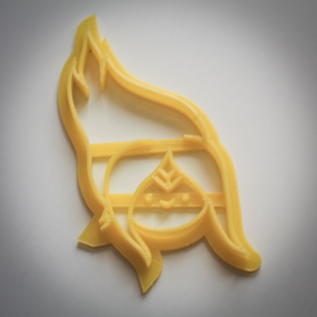 Princess Bubblegum and Flame Princess character cutters for sugar cookies