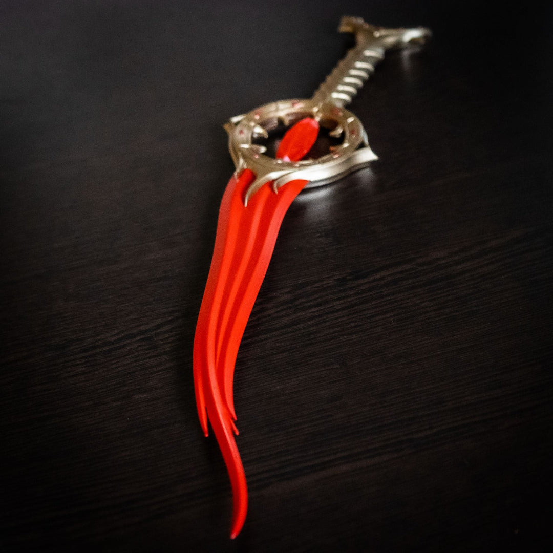 Convention safe plastic dagger prop for Orin the Red cosplay