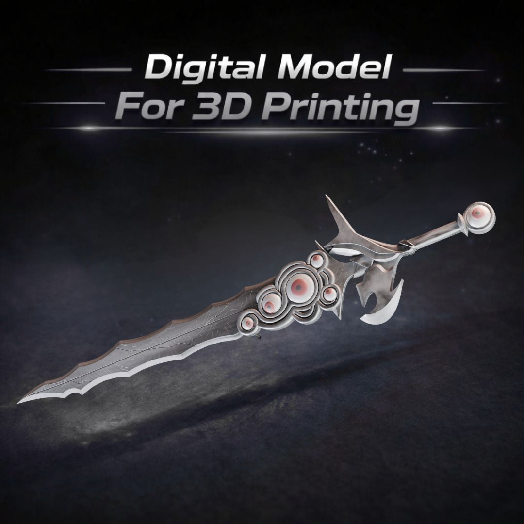 Clair Obscur Expedition 33 Contorso Sword Prop 3D Print STL File