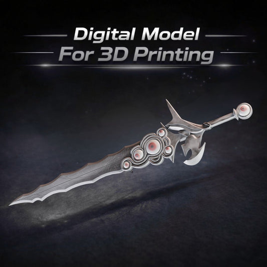 Clair Obscur Expedition 33 Contorso Sword Prop 3D Print STL File