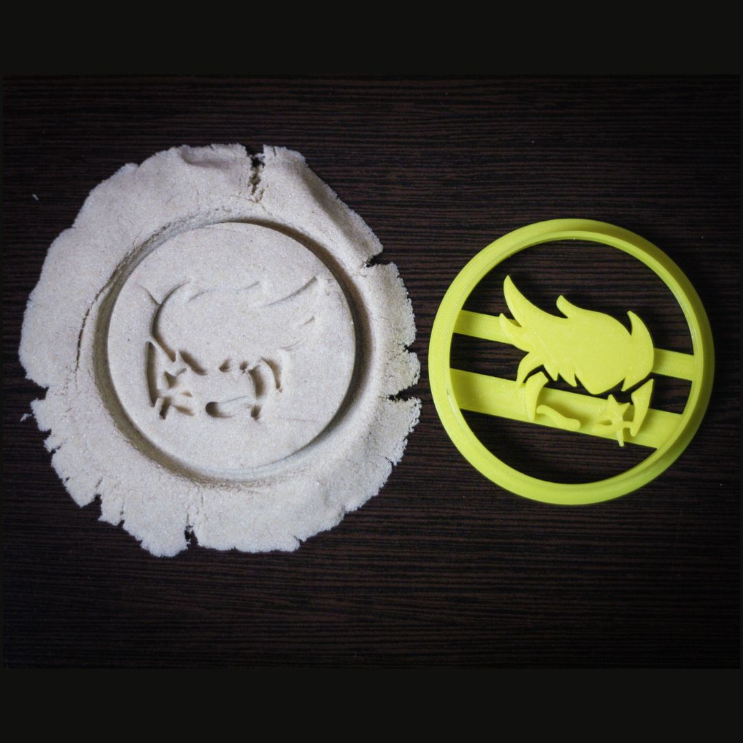 Zarya and Hanzo character cookie cutters for Overwatch themed parties