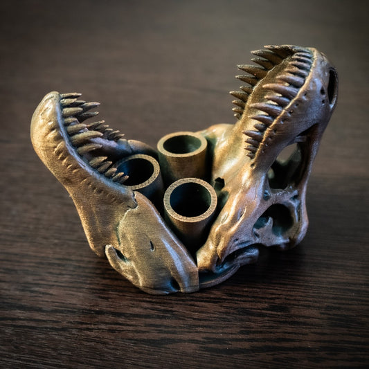 Dinosaur-T-Rex-Toothbrush-Holder-Bathroom-Accessories-3d-printed-