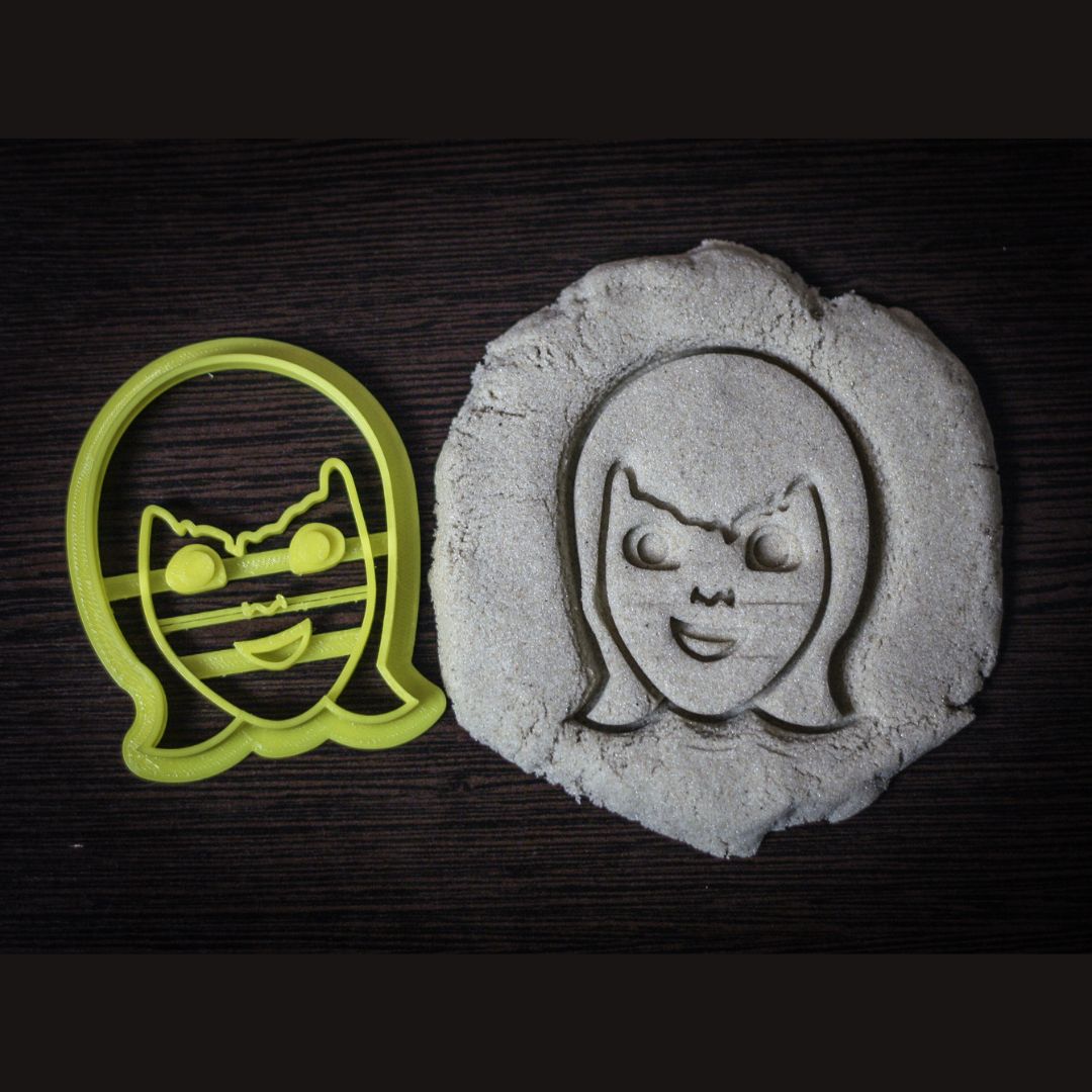 Mavis vampire silhouette cookie cutter made from food-safe PLA
