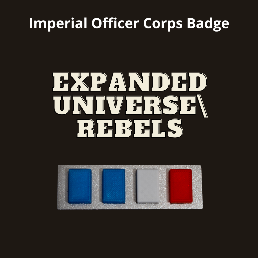 Imperial Special Agent rank badge with magnetic back for ISB uniform