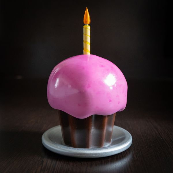 FNAF cupcake prop life size horror game collectible hand painted