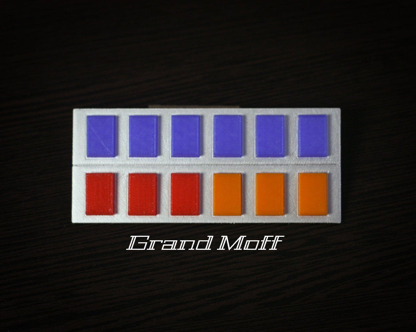 Grand Moff rank badge replica for Star Wars Tarkin cosplay