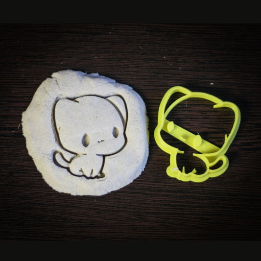 Cute kitty-shaped cookie cutter for cat themed parties and baking