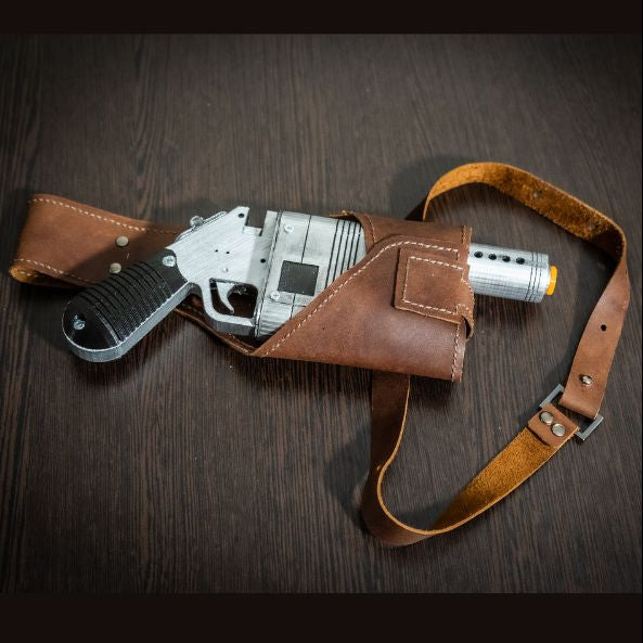Laser cutter SVG template for Rey Jakku scavenger blaster holster