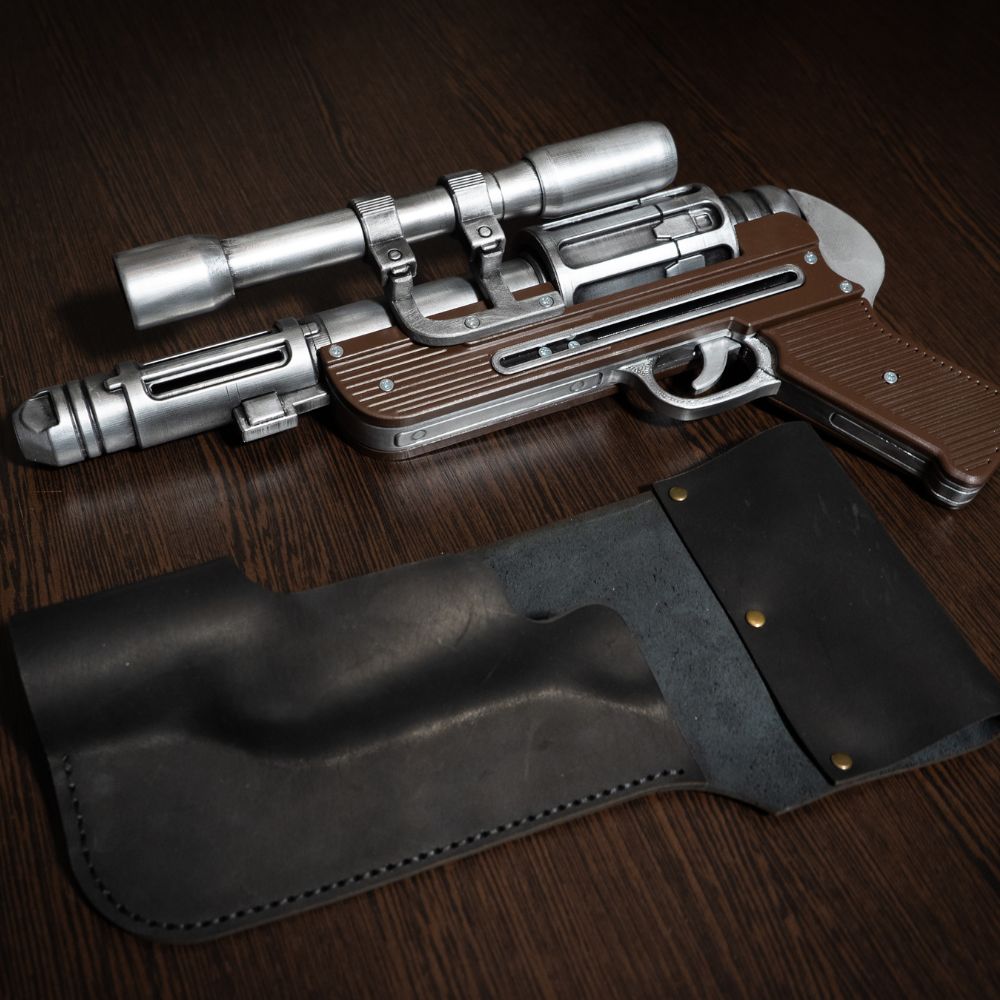 Laser cutter SVG template for Rogue One Imperial officer holster