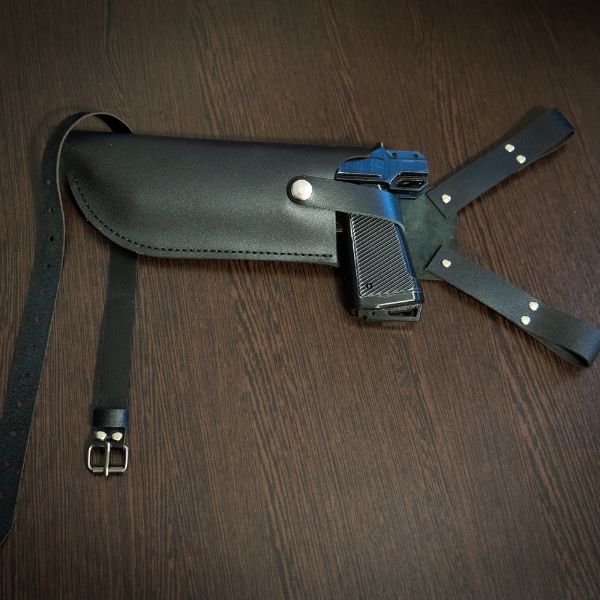 Mandalorian cosplay Westar-35 leather holster 1:1 scale printable PDF